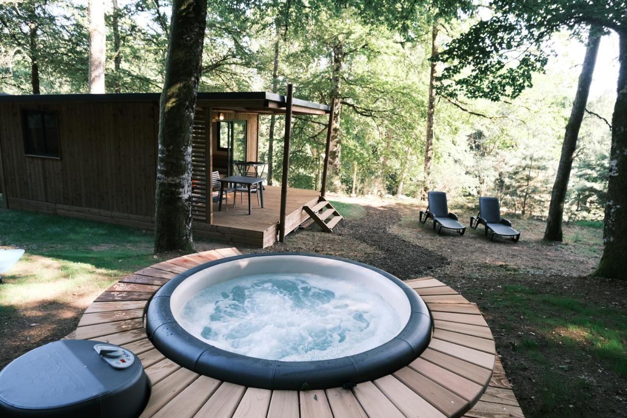 Lodge Avec Spa Privatif - Foret Et Lac Liginiac Exteriör bild