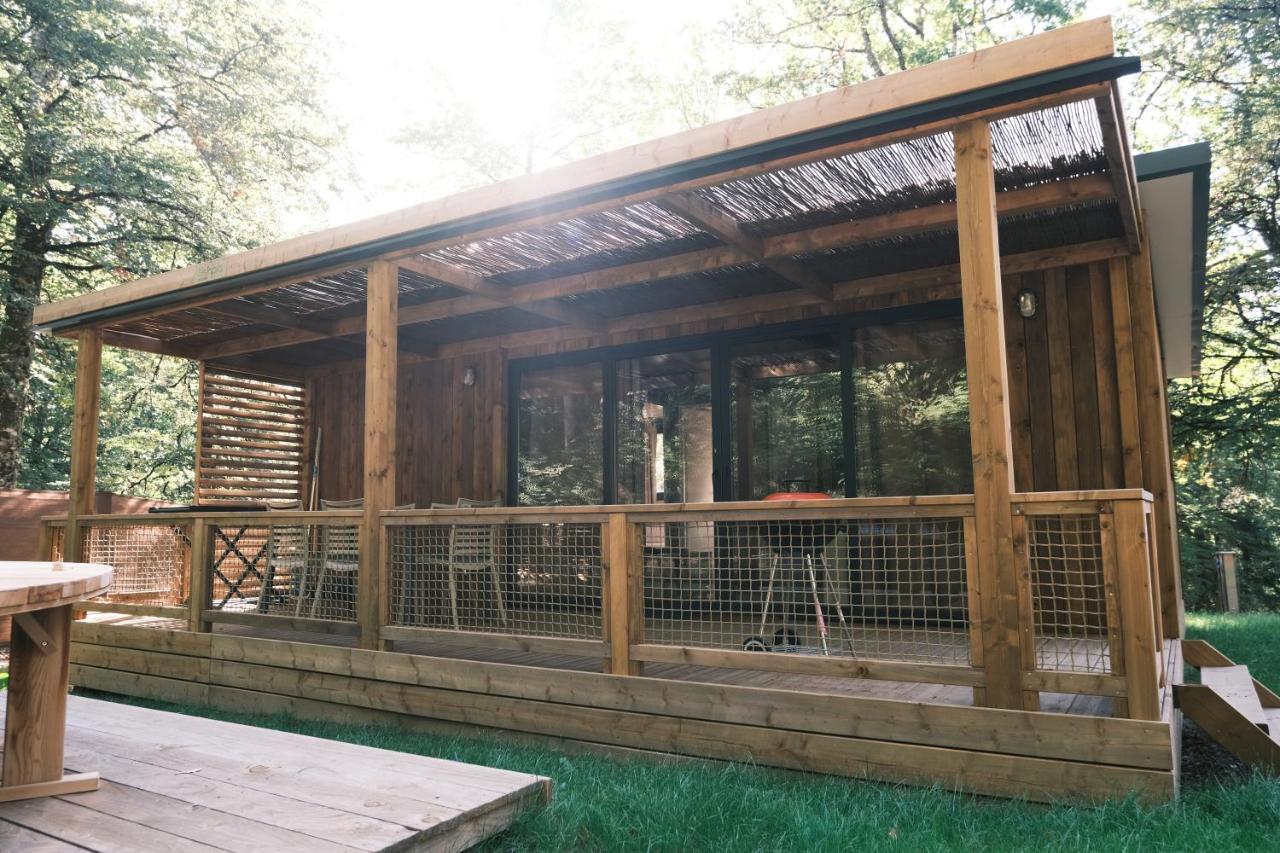 Lodge Avec Spa Privatif - Foret Et Lac Liginiac Exteriör bild